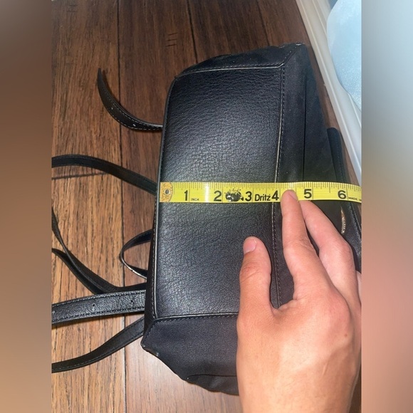 Backpack 🖤lightweight Black purse vegan leather travel backpack purse - Picture 6 of 14